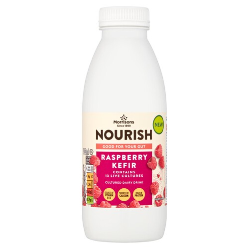 Morrisons Nourish Raspberry Kefir 