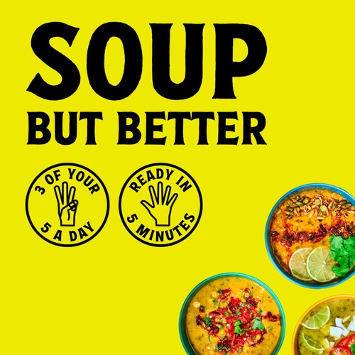 Tideford Organics Lentil & Spinach Dhal Soup 560g