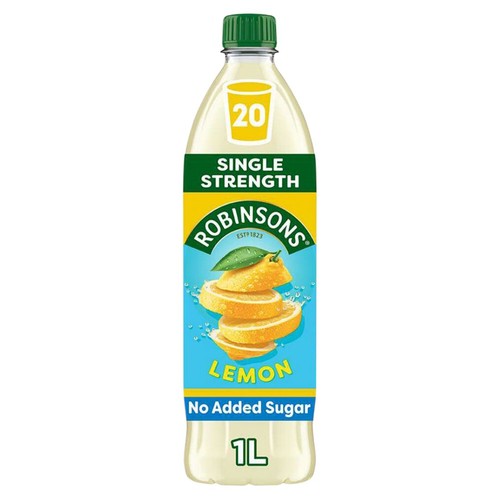 Robinsons Lemon No Added Sugar Squash 1L