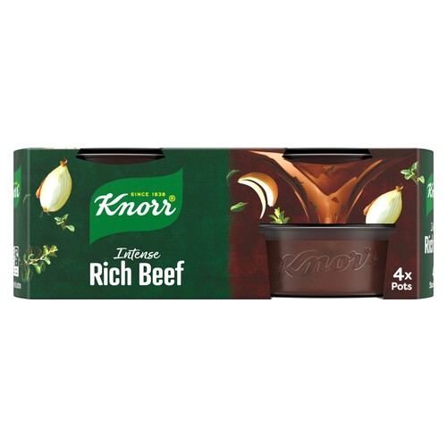 Knorr Rich Beef Stock Pot 4 Pack