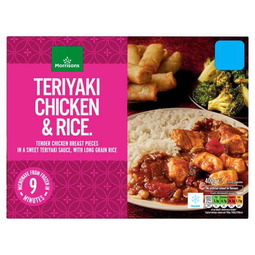 Morrisons Teriyaki Chicken And Rice 400g