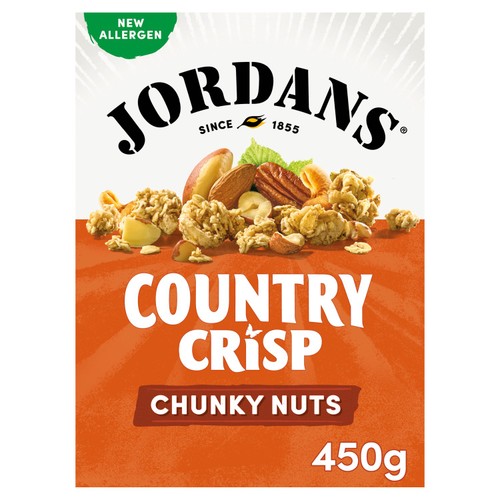 Jordans Country Crisp Chunky Nut Breakfast Cereal   450g