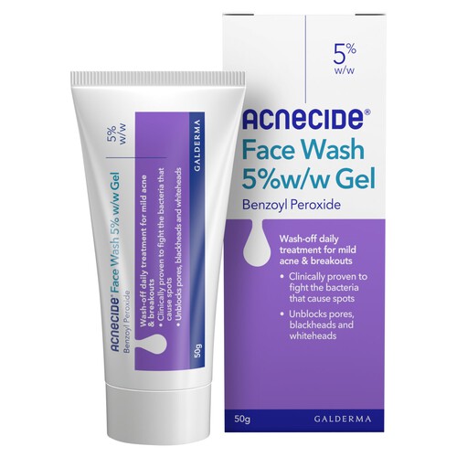 Acnecide Face Wash 5% W/W Gel