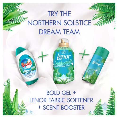 Bold 2in1 Laundry Washing Liquid Gel Northern Solstice 40 Washes 