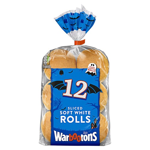 Warburtons Sliced White Rolls