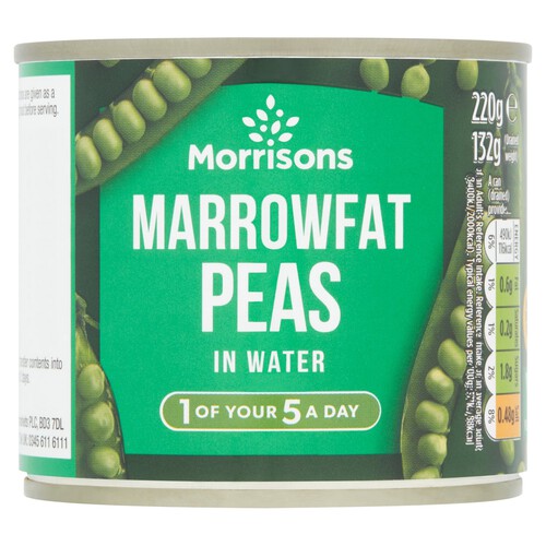 Morrisons Marrowfat Peas With Mint (220g)