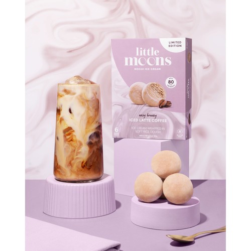 Little Moons Mochi Ice Cream Iced Latte