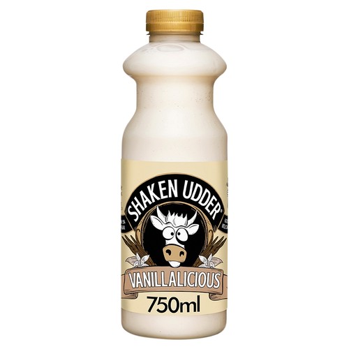 Shaken Udder Vanillalicious Milkshake 750ml