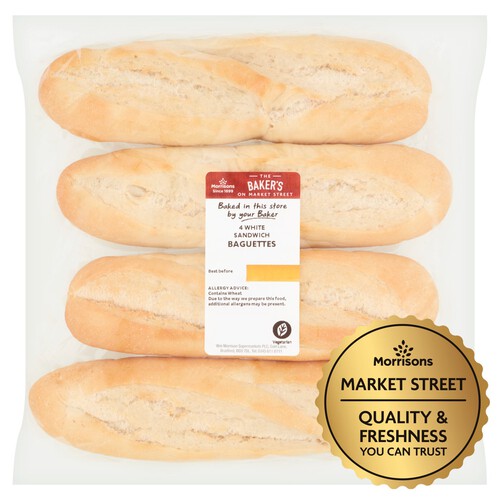 Market Street White Sandwich Baguettes