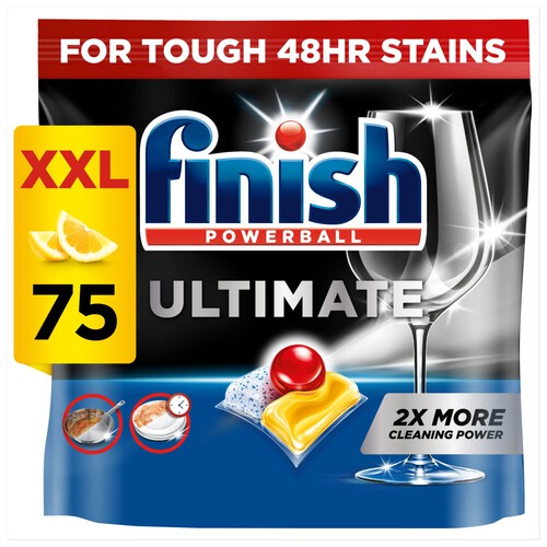 Finish Ultimate Lemon Dishwashing Tablets 