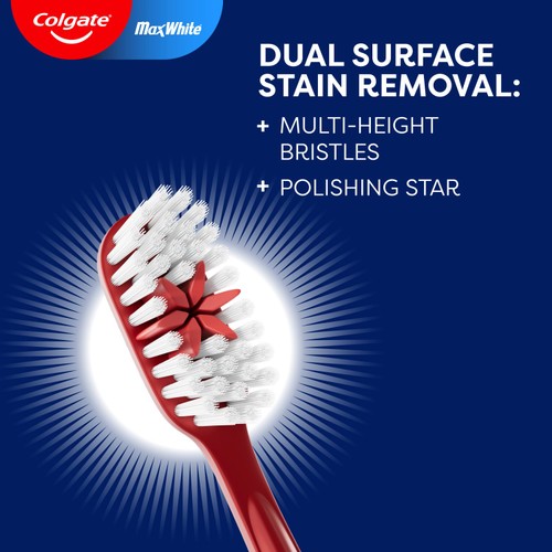 Colgate Max White Medium Toothbrushes
