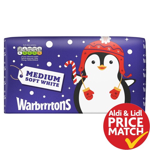 Warburtons Medium White Bread