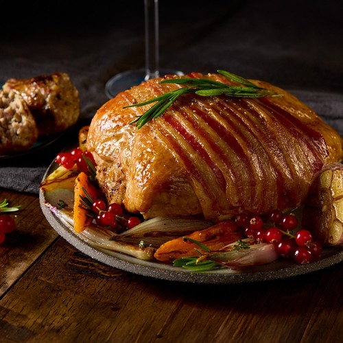 Morrisons The Best Chicken Crown,Pork,Chestnut, & Honey Stuffing 1kg