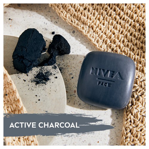 NIVEA Magic Bar Exfoliating Charcoal Face Cleansing Scrub