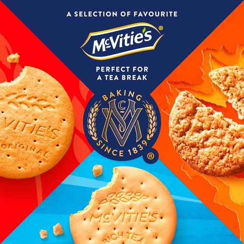 McVitie's Triple Pack Rich Tea, Digestive & Hobnobs Biscuits 815g