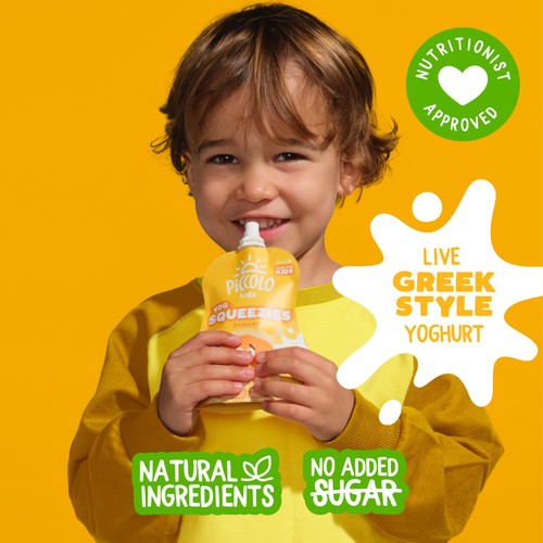 Piccolo Yoghurt Squeezies Banana 90g