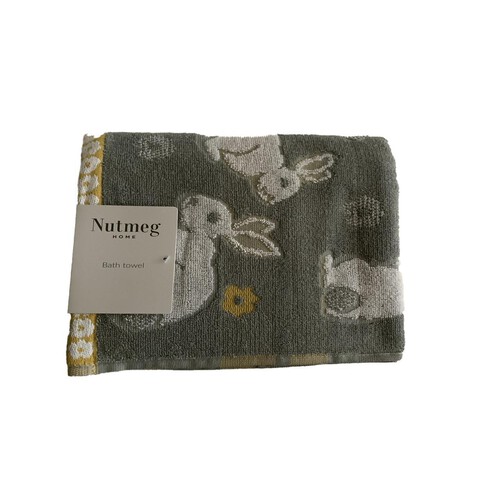 Nutmeg Home Bunny Bath Towel