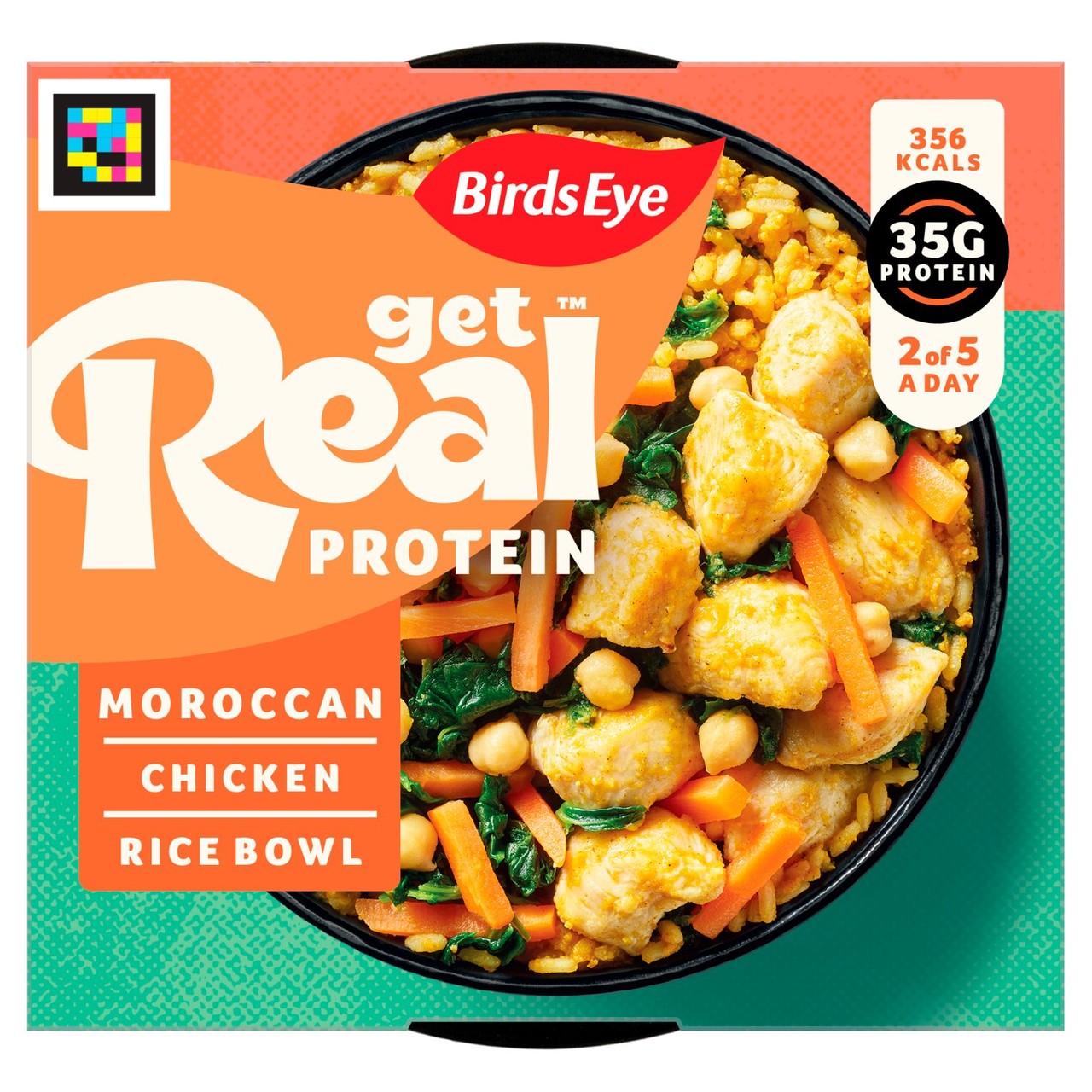 Birds Eye Get Real Protein Moroccan Style Chicken Rice Bowl