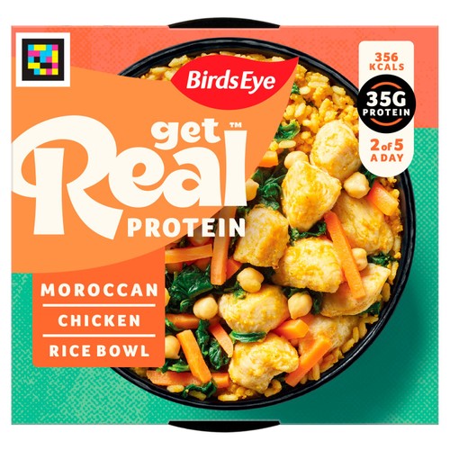 Birds Eye Get Real Protein Moroccan Style Chicken Rice Bowl