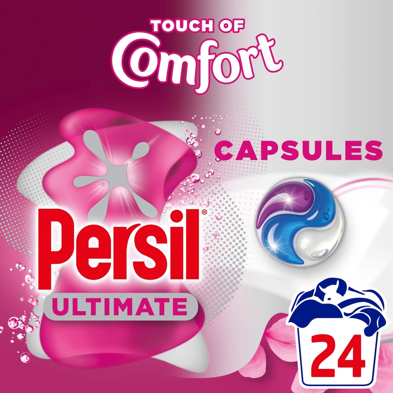 Persil Ultimate Washing Capsules Touch of Comfort 24 Washes