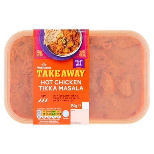 Morrisons Takeaway Indian Hot Chicken Tikka Masala