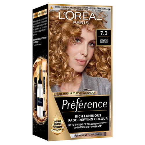 L'Oréal Preference L'Oreal Paris Preference 7.3 Florida Golden Blonde Permanent Hair Dye