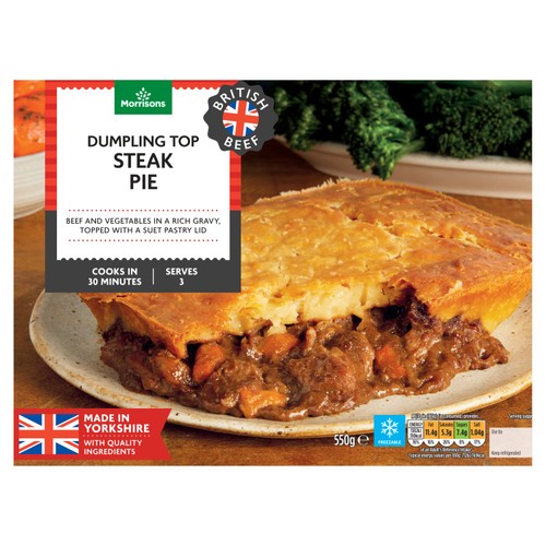 Morrisons Dumpling Topped Steak Pie