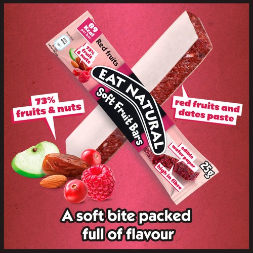 Eat Natural Soft Fruit Bars Red Fruits
