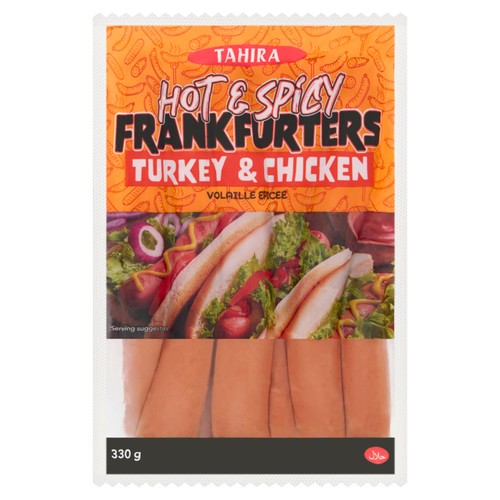 Tahira Chicken Frankfurters Hot & Spicy 
