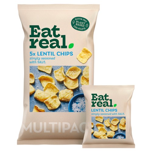 Eat Real Sea Salt Lentil Chips 