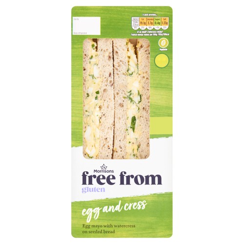 Morrisons Gluten Free Egg & Cress Sandwich