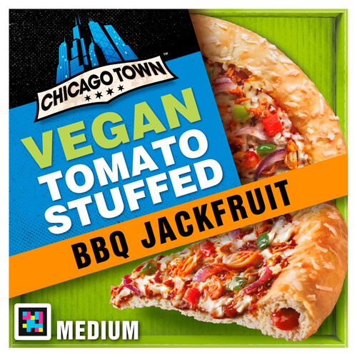 Chicago Town Stuffed Crust Takeaway Vegan BBQ Jackfruit 