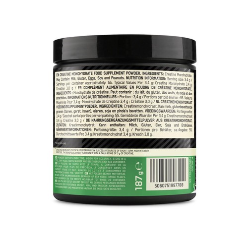 Optimum Nutrition Creatine Unflavoured 187G