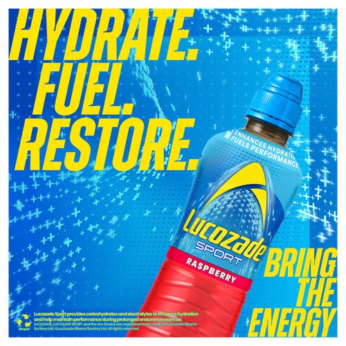 Lucozade Sport Drink Raspberry 4 Pack