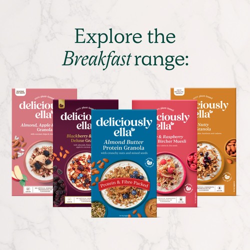 Deliciously Ella Nutty Granola Breakfast Cereal, 380g