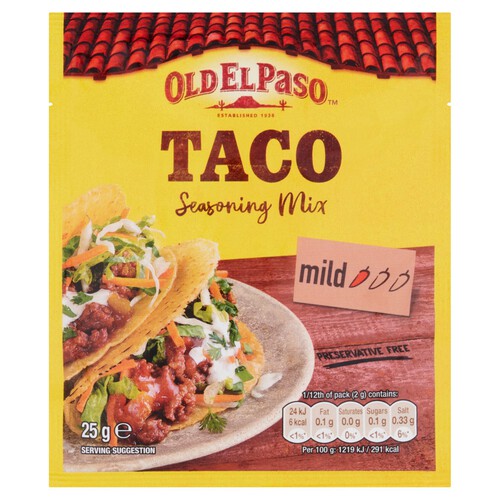 Old El Paso Garlic & Paprika Taco Seasoning Mix