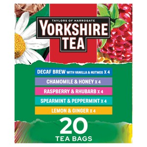 Yorkshire Tea Herbal Tea Selection Pack 20 Pack 20 x 44g