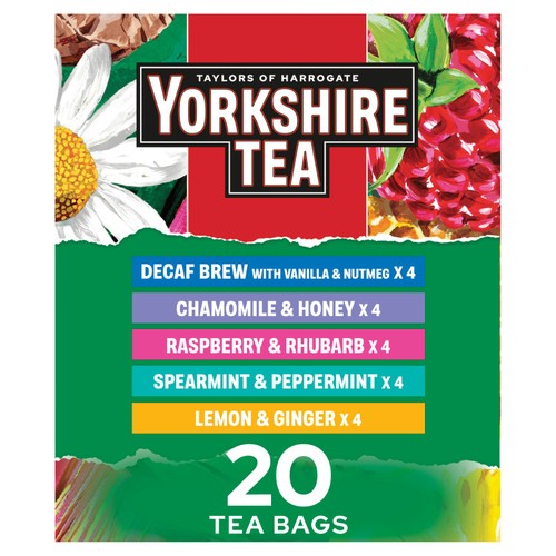 Yorkshire Tea Herbal Tea Selection Pack 20 Pack