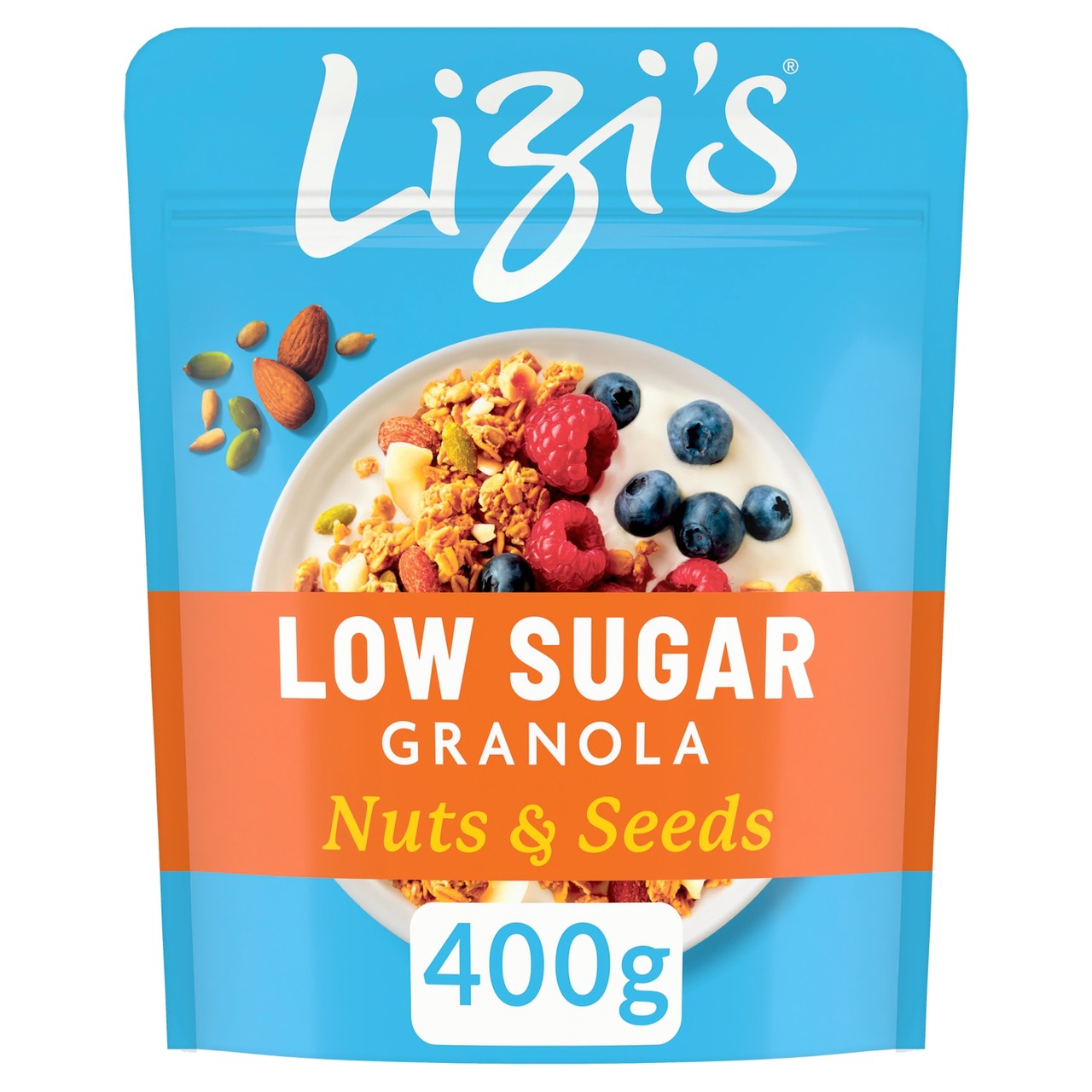 Lizi's Low Sugar Granola Nuts & Seeds 400g