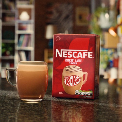 Nescafe Frothy KitKat Latte Coffee 7x147g Sachets