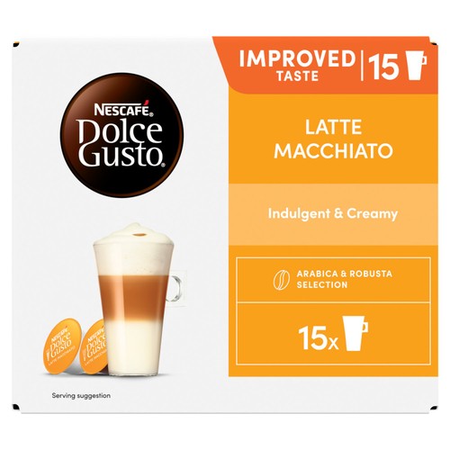 Nescafe Dolce Gusto Latte Macchiato Pods 15 Servings