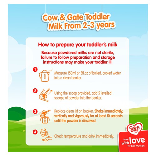 Cow & Gate Growing Up Milk From 2-3 Years 