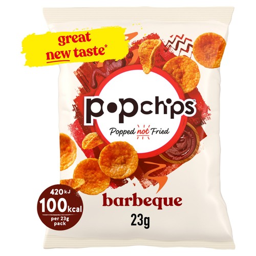 Popchips Bbq Popped Potato Chips 23G
