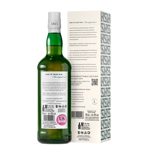 Laphroaig Islay Single Malt Scotch Whisky  - 10 Year Old 
