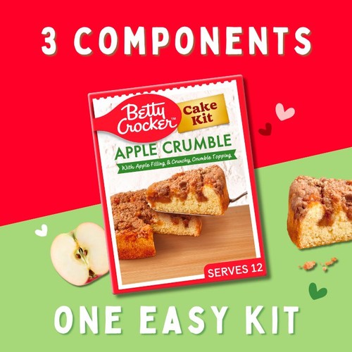 Betty Crocker Apple Crumble Cake Kit 388g