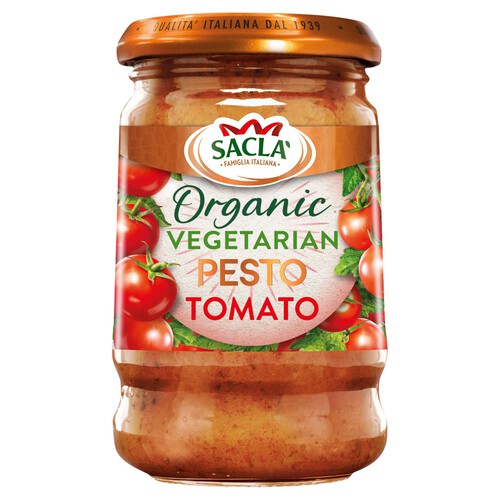 Sacla Organic Vegetarian Pesto No. 6 Tomato