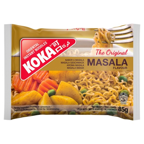 Koka Oriental Instant Noodles Masala Flavour 85g 