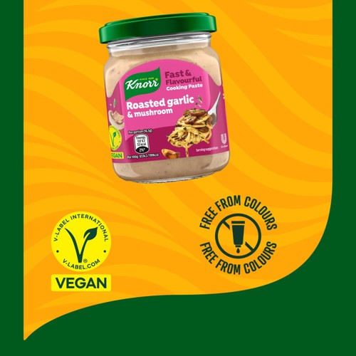 Knorr Roasted Garlic & Mushroom Cooking Paste 165g