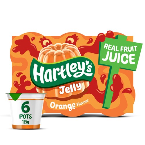 Hartley's Kids Orange Jelly 6 x 125g