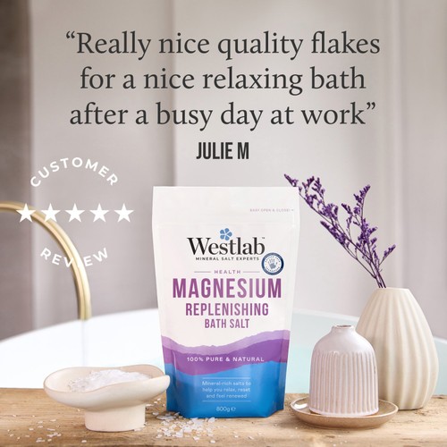 Westlab Magnesium Flakes Bath Soak 800g